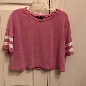 Pink crop top